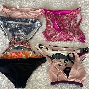Collection of Colorful Bikinis